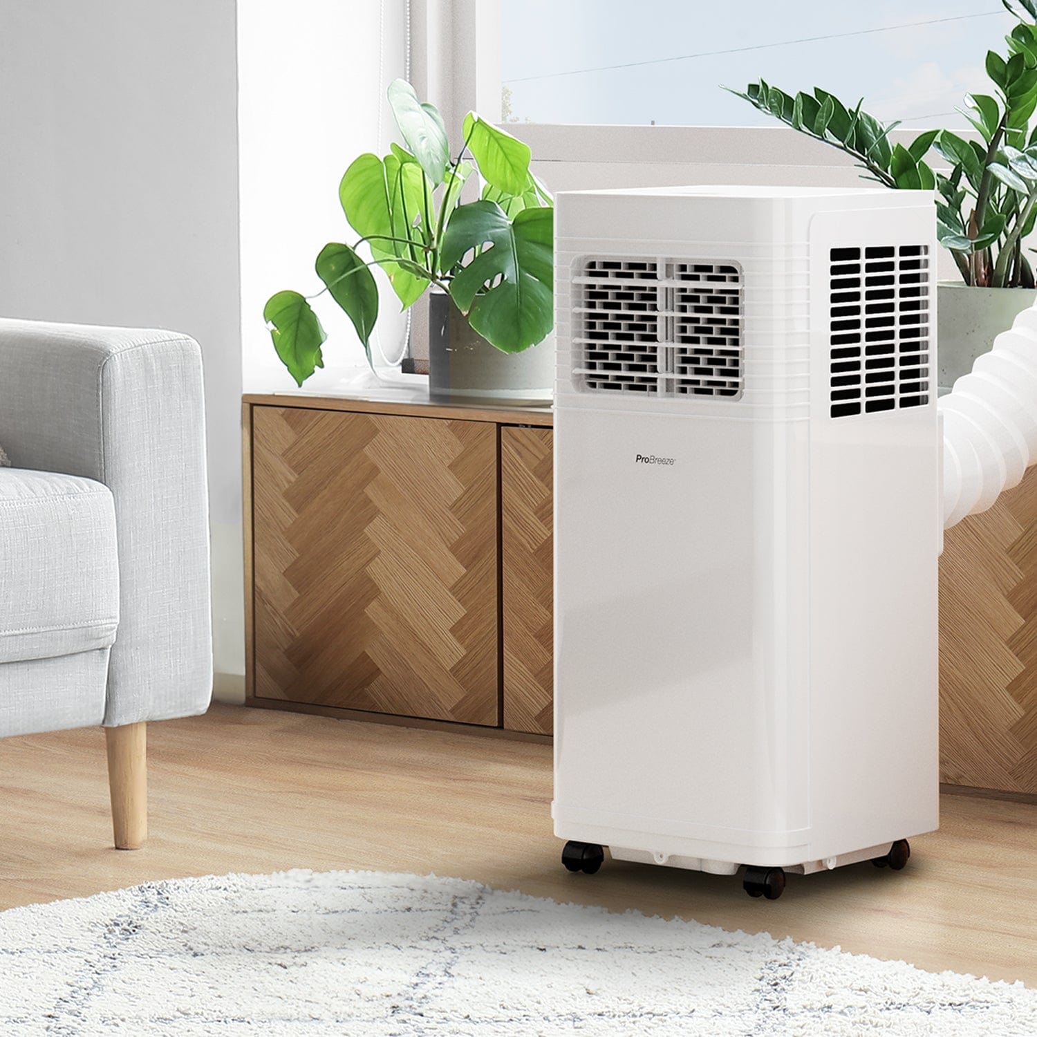 Refurbished - 5000 BTU 3-in-1 Portable Air Conditioner with Dehumidification Function - Smart Wifi App