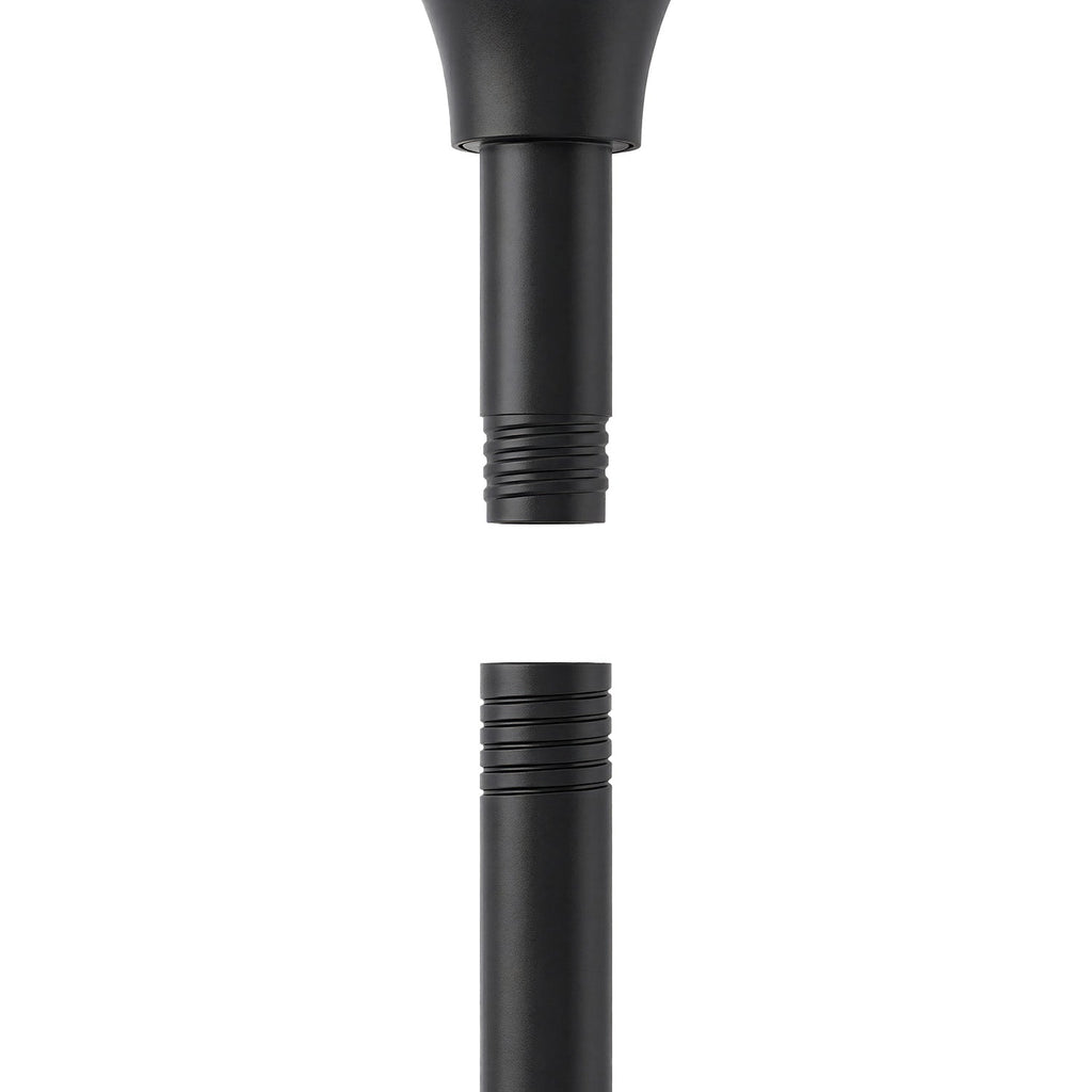 AirFlo Plus™ 44" Smart Hybrid Pedestal Fan - Ultra-Quiet Air Circulator - Black